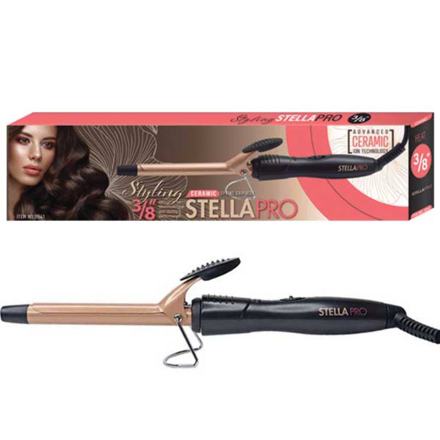 Vidal Sassoon Titanium Curling Iron, 3/4 Inch - Professional