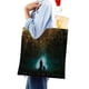 thumbnail image 4 of Wildwood Bolso de tela con estampado de lienzo para mujer, bolsa de compras reutilizable y estética, con cremallera interior, regalo para mujer, 35 × 40 cm., 4 of 6