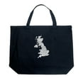 thumbnail image 1 of LA Pop Art Large Word Art Tote Bag - GOD SAVE THE QUEEN, 1 of 2