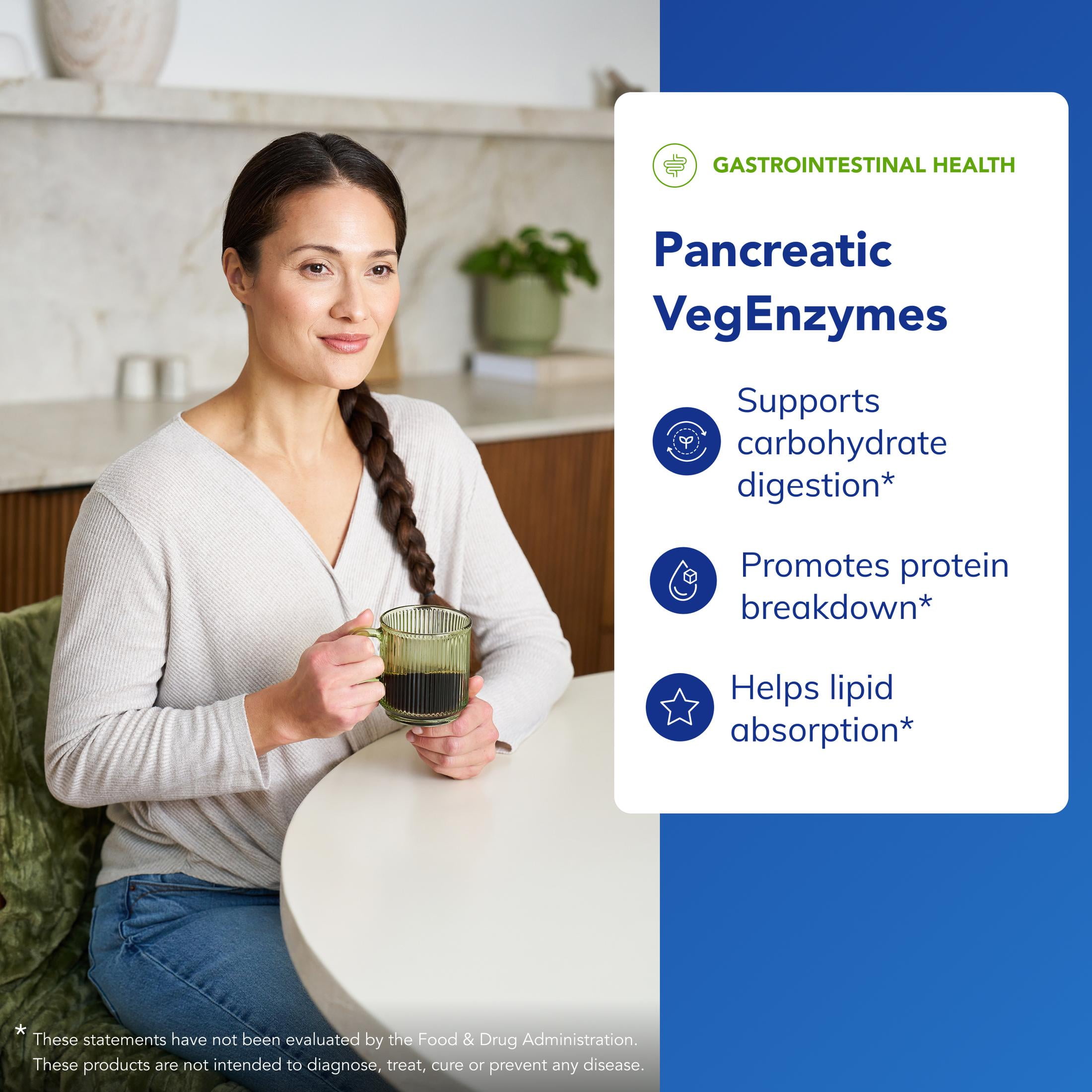 Pure Encapsulations Pancreatic VegEnzymes | Hypoallergenic Supplement for Carbohydrate, Lipid and Protein Digestion* | 180 Capsules
