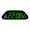 Black shell green, variant on Digital Alarm Clock for Bedroom Desk Clock with Day of Week Date Loud Alarm for Bedside Table LED Digital Clocks