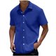 thumbnail image 2 of pstuiky Mangas cortas para hombre, Camiseta deportiva de manga corta con cuello en V para hombre, informal, de color liso, para correr camisas casuales para hombre m, 2 of 6