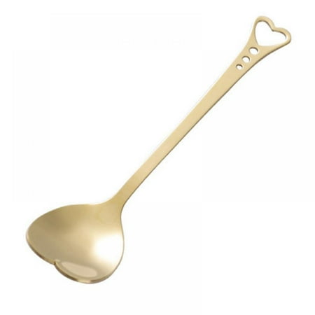 

Big Clearance! Stainless Steel Spoon Heart Shaped Spoons Coffee spoon Dessert Spoon Ice Spoons tea spoons Love spoon Cute holiday gift