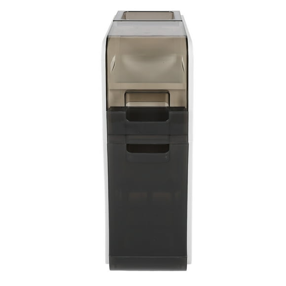 Slim Bathroom Storage Cabinet Plastic Floor Organizer Side Unit Small Storage Cabinet for Toilet