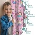 thumbnail image 3 of Blackout Kids Curtains,Pink Fairy Princess Pattern Childrens Insulated Curtains Set Of 2,Bedroom Essentials,Toddler Room Decor 42"x63", 3 of 5