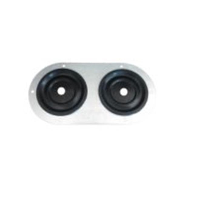 2Hole Firewall Grommet 5.750 x 3 0.375 in. ID
