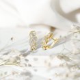thumbnail image 4 of Rosec Jewels Lab Created Diamond Infinity Earrings - Diamond Stud Earrings - EF-VS Quality, 14K Yellow Gold, 4 of 8