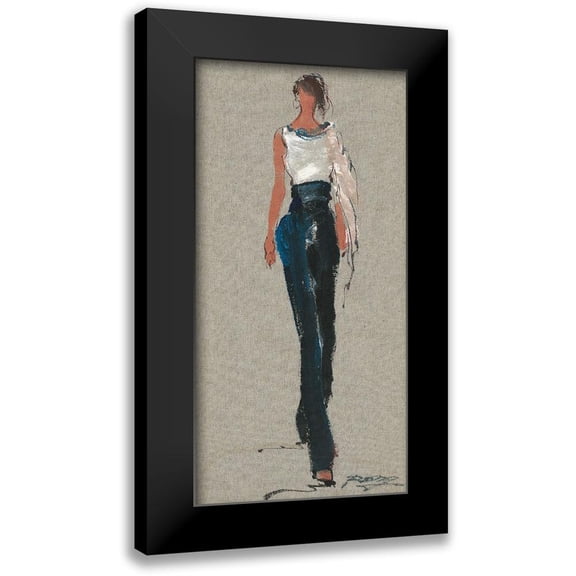 Shenli 9x14 Black Modern Framed Museum Art Print Titled - CHLOE