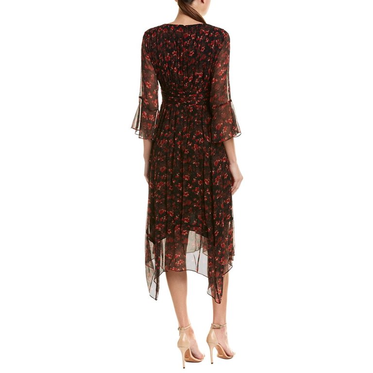 chinese dress ladies Rachel Zoe Women's Lace Midi Dress Azalea Red Size 10 with Tags