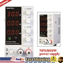 300W 0-10A Lab DC Power Supply Digital Variable Regulated Benchtop Power Source