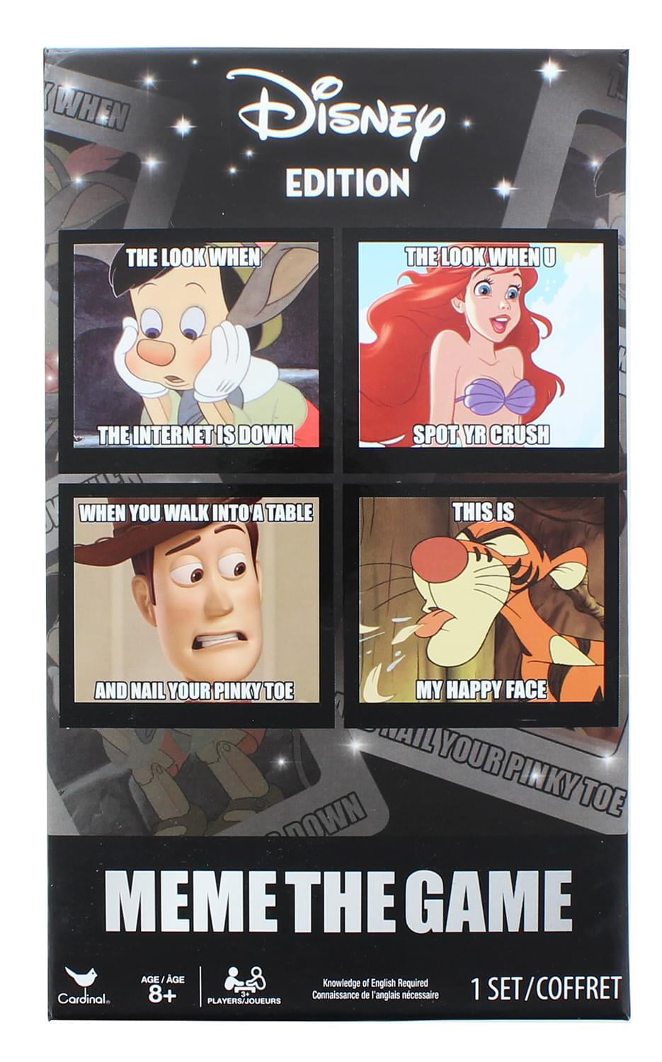Meme The Game Disney Edition Boxed Card Game Cardinal 