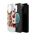 thumbnail image 2 of DistinctInk Tough Case for Apple iPhone 15 PRO (6.1" Screen), Compatible with MagSafe Charging - Valentine's Day Lakeland Terrier Puppy, 2 of 6