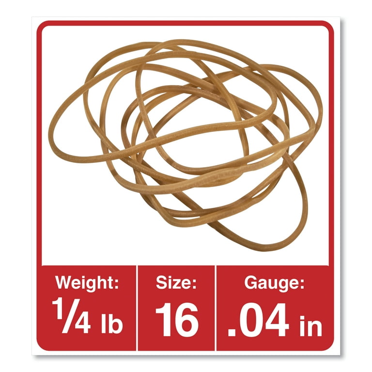 Universal Rubber Bands, Beige, Size 16 - 475 count