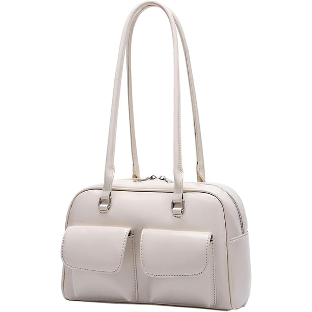 LHSHIDU Women Y2k Shoulder Bag Vintage Bags Crossbody Purse Multi Pocket Top Handle Bags Underarm Tote Handbag 2025