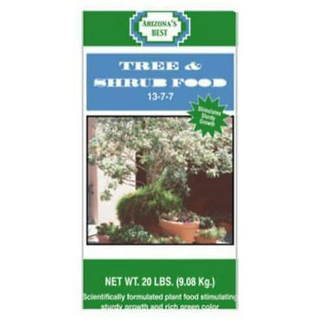 Arizona's Best 20 LB 13-7-7 Tree & Shrub Food Contains A Balanced Form Only (Best Fertilizer For Oak Trees)