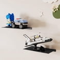 thumbnail image 4 of Small Floating Shelves for Wall, Metal Wall Mounted Shelf for Bathroom, Bedroom, Living Room, Kitchen, Mini Tiny Display Hanging Shelves for Books/Storage/Room Decor 2 Packs, Black, 4 of 4