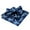 Blue Floral, variant on Men's Bow Ties Pre-tied Bow Tie Adjustable Bowtie Floral Navy Blue Handkerchief Cufflinks Sets