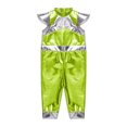 thumbnail image 2 of vastwit 2-Pieces Baby Alien Outfit Toddler Boys Girls Metallic Jumpsuit with Antenna Headband Fluorescent Green 6-12M, 2 of 7