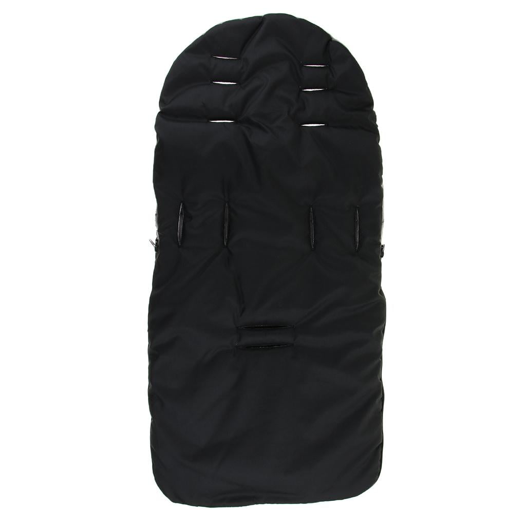 LeeQinersw Universal 3 in 1 Stroller Sleeping Bag, Winter Footmuff Cover Bunting for Baby Newborns - Black