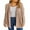 Khaki, variant on Yesfashion Womens Long Sleeve Open Front Oversized Cardigans Casual Chunky Knit Sweater Outwear Coats