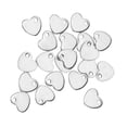 thumbnail image 4 of Fabricación De 20 Piezas DIY Con Forma De Corazón, Colgante De Acero Inoxidable Con Agujero, Accesorio Para Hacer Joyas, Color Acero, 6,5 X 7 Mm, 4 of 7