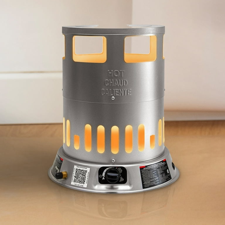 DuraHeat Portable Convection Propane Heater, 80,000 BTU, 2,000 Sq