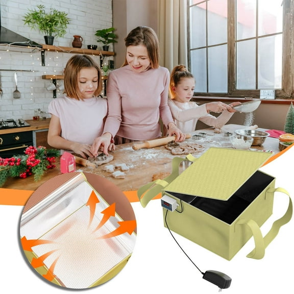 Dough Proofing Box, Dough Proofer with Precise Temperature Control for Baking, Proofing Box for Bread Making, Bread Proofer for Making Bread, Yogurt, Natto and Handmade Soap