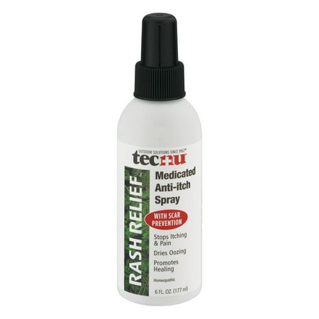 Rash Relief Medicated Anti-Itch Spray, 6 fl oz (Best Way To Heal Poison Ivy Rash)