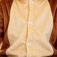 thumbnail image 5 of YunPes Boys & Girls Flannel Animal Onesie Cozy Warm Ears Hood Jumpsuit Halloween Carnival Party Cute Festival Clothes 18M-10Y, 5 of 5