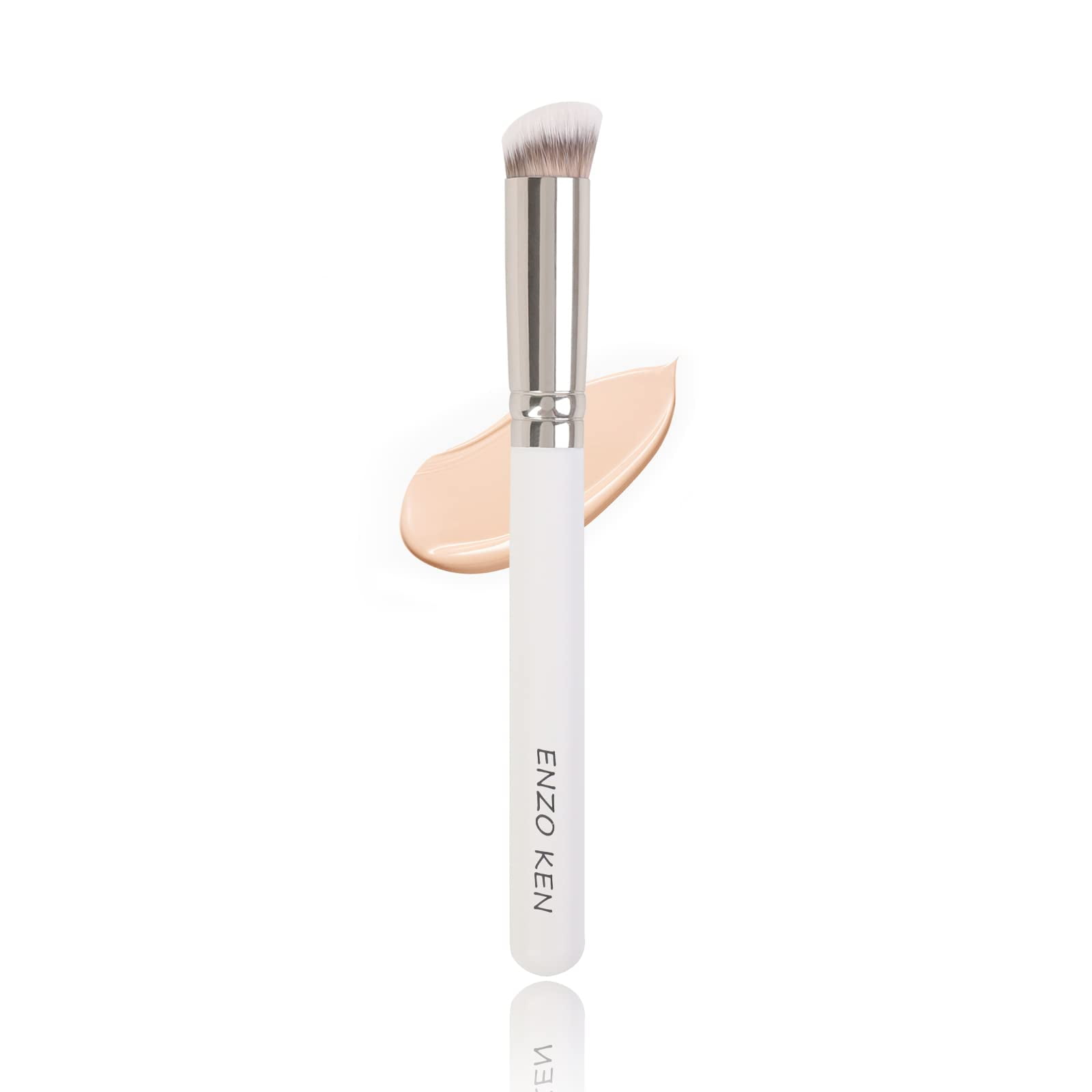 Small Concealer Brush by , Under Eye Concealer Makeup Brushes, Angled