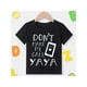 thumbnail image 1 of Boys' "Don't Make Me Call YaYa" Graphic Cotton T-Shirt - Black Casual Summer Tee with Fun Print, Machine Washable, Round Neck, Short Sleeve, Youngsters' Fashion Top, Tween Boy Clothes, 1 of 7