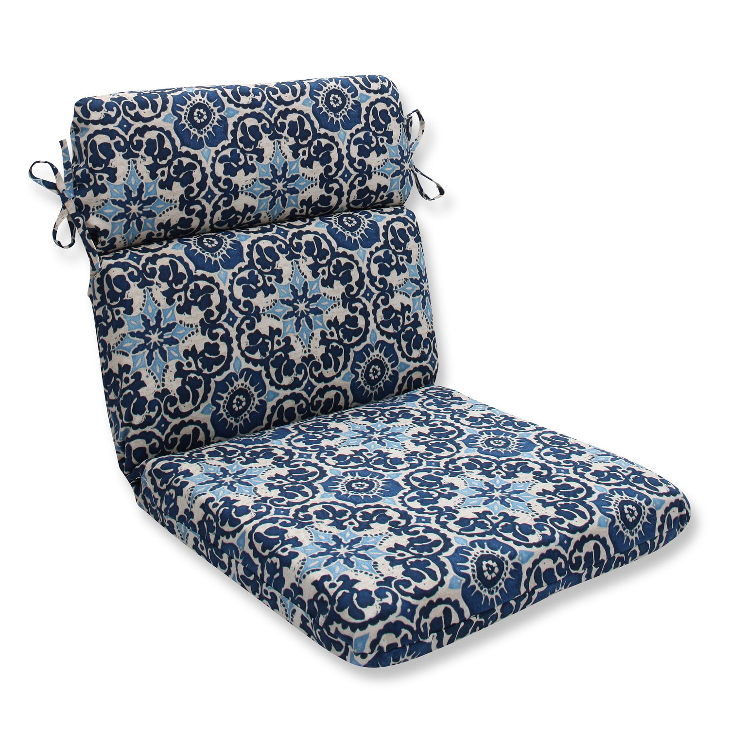 21” x 40.5” Ocean Flower Outdoor Patio Chair Cushions - Walmart.com