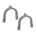 thumbnail image 4 of OUNONA 2pcs Washing Machine Drain Hose Holder U Shaped Hook Washer Drain Hose Guide Hanger, 4 of 8