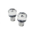 thumbnail image 5 of CRL SDK410CR Crystal/Chrome Back-to-Back Glass Shower Door Knob, 5 of 6