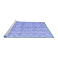 thumbnail image 2 of Ahgly Company Machine Washable Indoor Rectangle Abstract Blue Modern Area Rugs, 7' x 10', 2 of 4