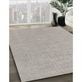 thumbnail image 2 of Ahgly Company Indoor Round Mid-Century Modern Pale Silver Gray Oriental Area Rugs, 4' Round, 2 of 6