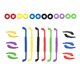 thumbnail image 5 of Anteojos Antideslizantes Deportes Gafas Correa Oreja Agarre Ganchos Retenedores redondos elásticos 12 pares + 6 piezas Zulema Retenedores de anteojos, 5 of 5
