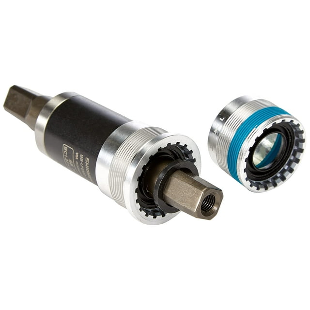 SHIMANO Support de Pédalier de Vélo de Type Carré - BSA 68MM, Broche: 117.5MM - EBBUN300B17X