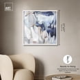 thumbnail image 4 of Blue Depth Shadowbox Print Neutral Wall Decor by Art Remedy, White Frame, 30 x 30, 4 of 6