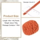 thumbnail image 2 of Hilo Chenille Grueso Uxcell, Hilo Bulky Suave y Esponjoso para Crochet, Hilo de Terciopelo Suave para Mantitas de Suéter y Tejido a Mano en Naranja, 2 of 6