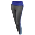 thumbnail image 1 of FashionOutfit Women's Back Color Contrast 3/4 Capri Skinny Workout Yoga Pants, 1 of 3