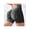 Black, variant on Womens Scrunch Butt Lifting Shorts Faux Denim Gym Booty Shorts Seamless High Waist Workout Yoga Biker Jean Shorts V Back Denim Shorts Light Grey L