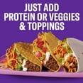 thumbnail image 5 of Taco Bell Crunchy & Soft Taco Cravings Kit with 6 Soft Tortillas, 6 Crunchy Taco Shells, Taco Bell Mild Sauce & Seasoning, 12.9 oz Box, 5 of 15