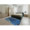 thumbnail image 4 of Ahgly Company Indoor Rectangle Patterned Blue Ivy Blue Area Rugs, 5' x 8', 4 of 6