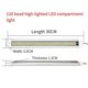 thumbnail image 2 of 120LED Car Interior Light Bar Strip with ON/OFF Switch for Truck RV Van Lorry Boat Motorhome Reading Lamp 12V-85V 2Pc, 2 of 5