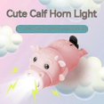 thumbnail image 5 of USB Rechargeable Bike Light with Cow Horn Bell for Kids - Front Bike Light and Accessory, 5 of 5