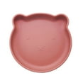 thumbnail image 2 of Ludlz Baby Feeding Tray Anti-fall Lovely Safety Food Grade Suction Cup Diet Training Solid Color Silicone Material Dinner Plate Household Supply, 2 of 8