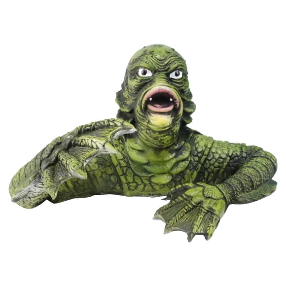 Black Lagoon Creature Figure Lizard Man Figurines Universal Monsters Wall Mount Decoration Statue Home Garden Decor
