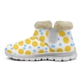 thumbnail image 4 of Whosucclay Flannel Womens and Girl Snow Boots Ankle Booties Waterproof Winter Boots Slip on Fashion Boots No Slip Boots, 4 of 6