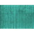 thumbnail image 1 of Ahgly Company Machine Washable Indoor Rectangle Abstract Turquoise Blue Contemporary Area Rugs, 2' x 3', 1 of 4